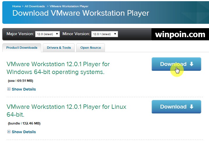 vmware player download for mac free